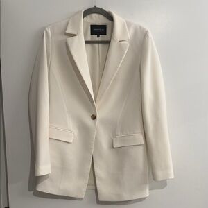 Lafayette 148 New York Cream Blazer